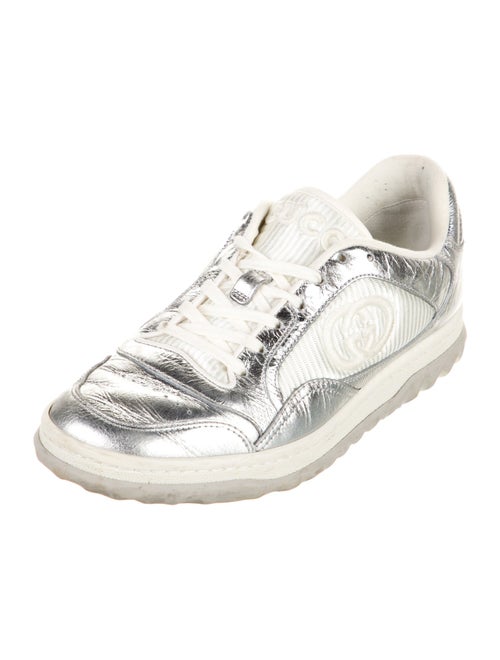 Gucci Interlocking G Logo Leather Sneakers