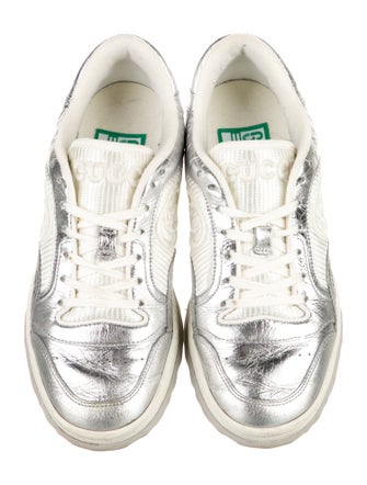 Gucci Interlocking G Logo Leather Sneakers