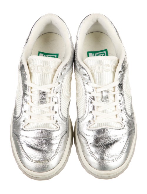 Gucci Interlocking G Logo Leather Sneakers