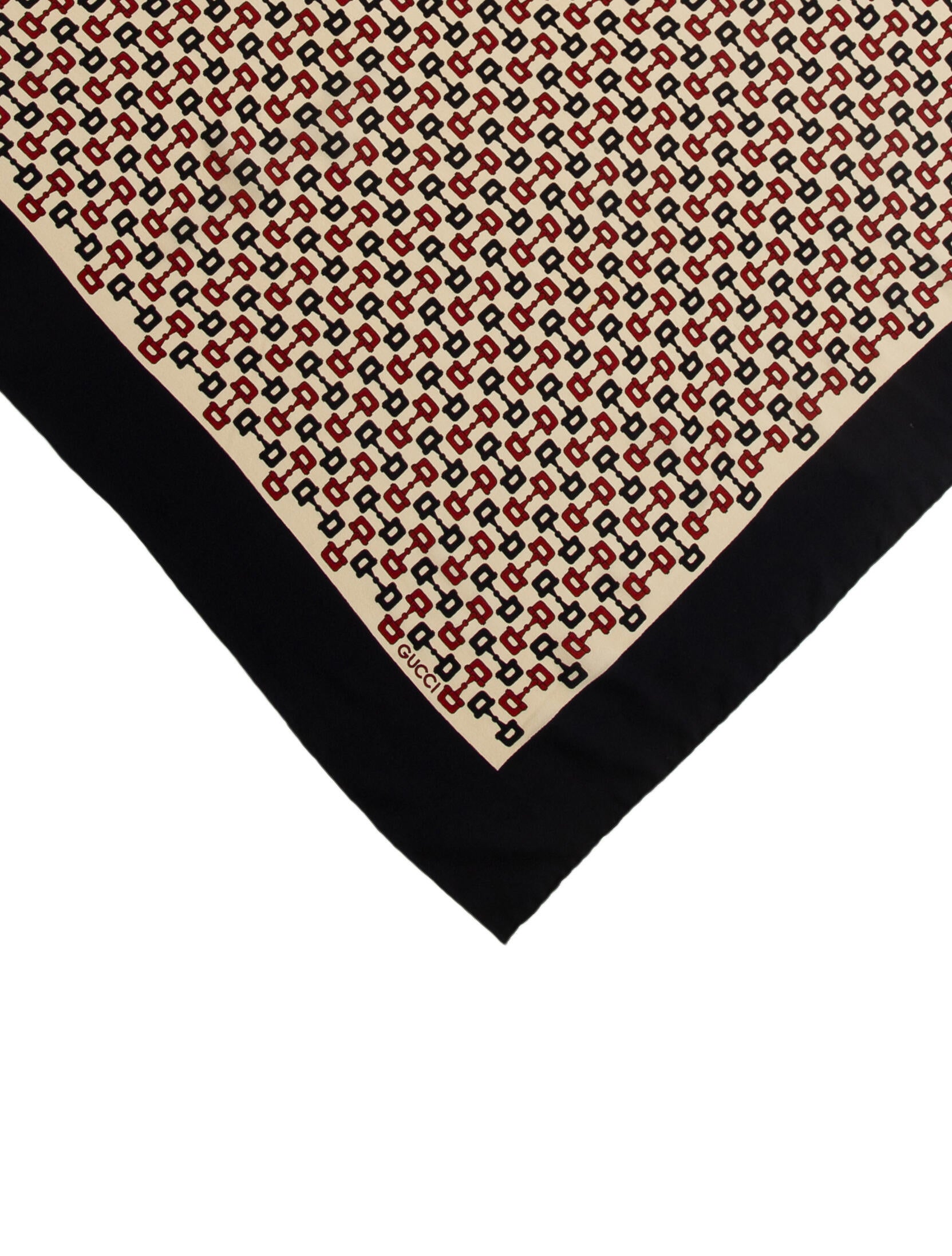 Gucci Silk Vintage Scarf