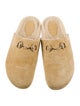 Gucci Horsebit Accent Suede Mules