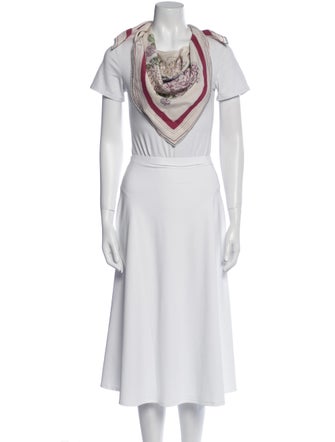 Gucci Silk Blooms Print Scarf