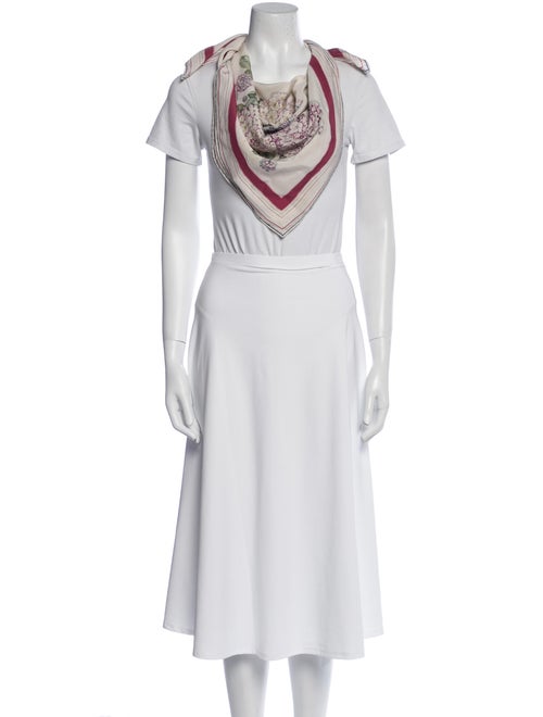 Gucci Silk Blooms Print Scarf