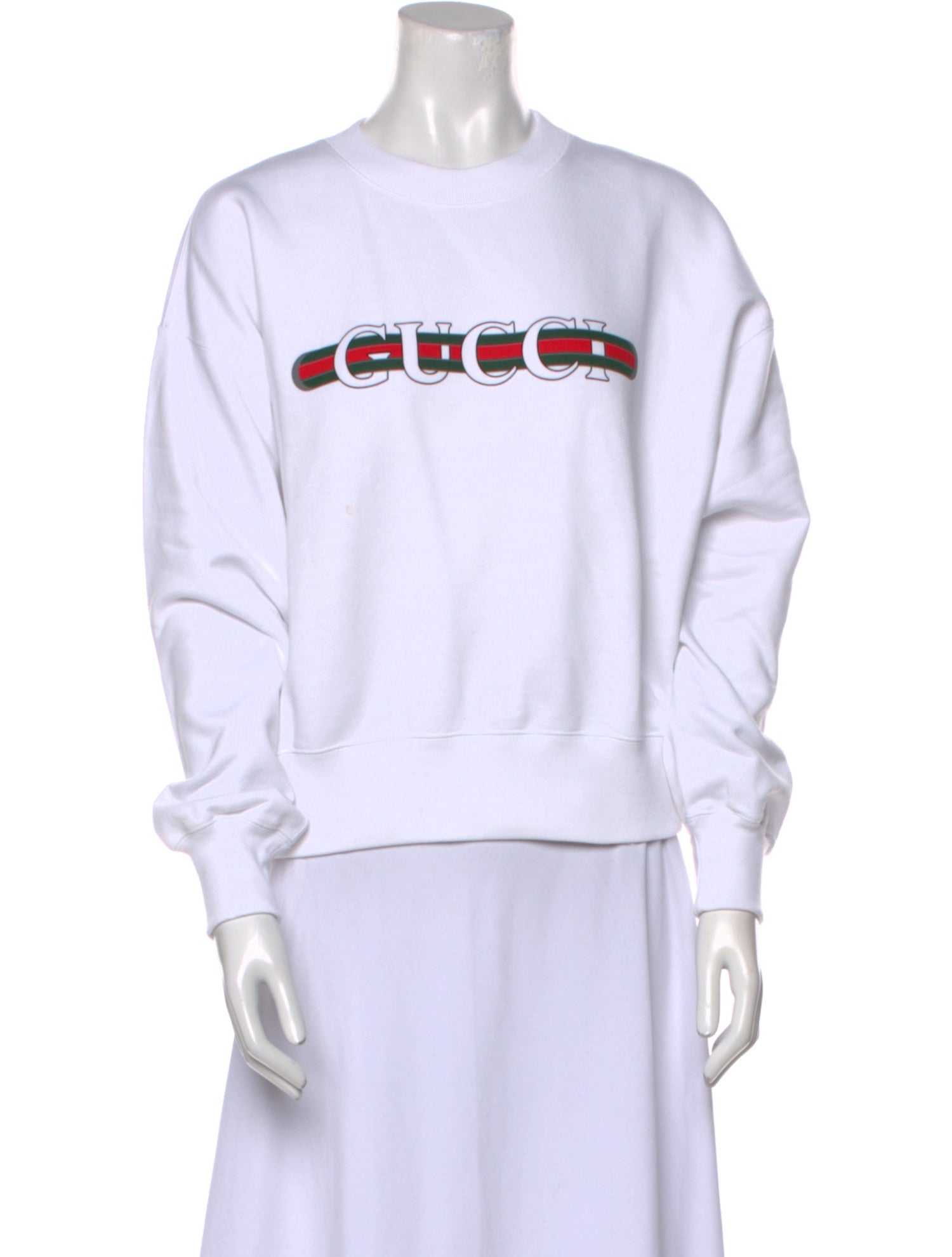 Gucci Graphic Print Crew Neck Sweatshirt