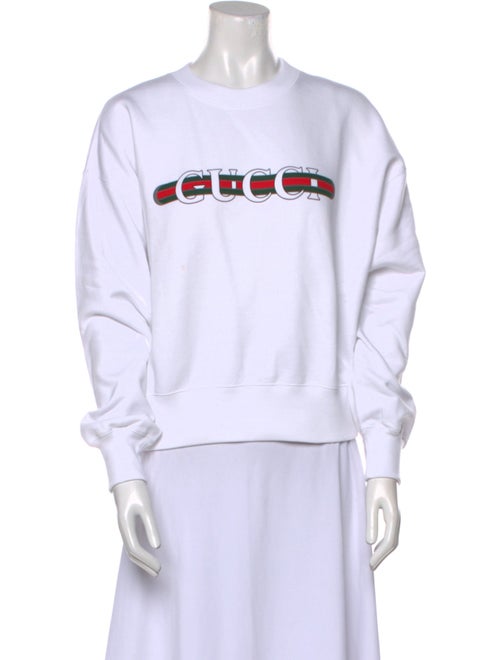 Gucci Graphic Print Crew Neck Sweatshirt