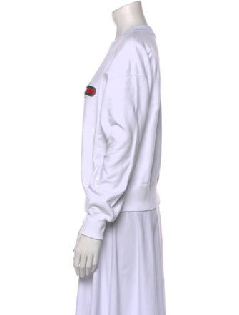 Gucci Graphic Print Crew Neck Sweatshirt
