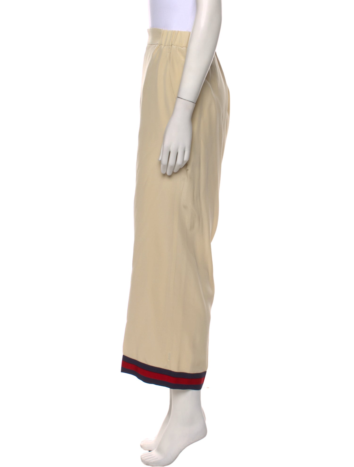 Gucci Silk Wide Leg Pants