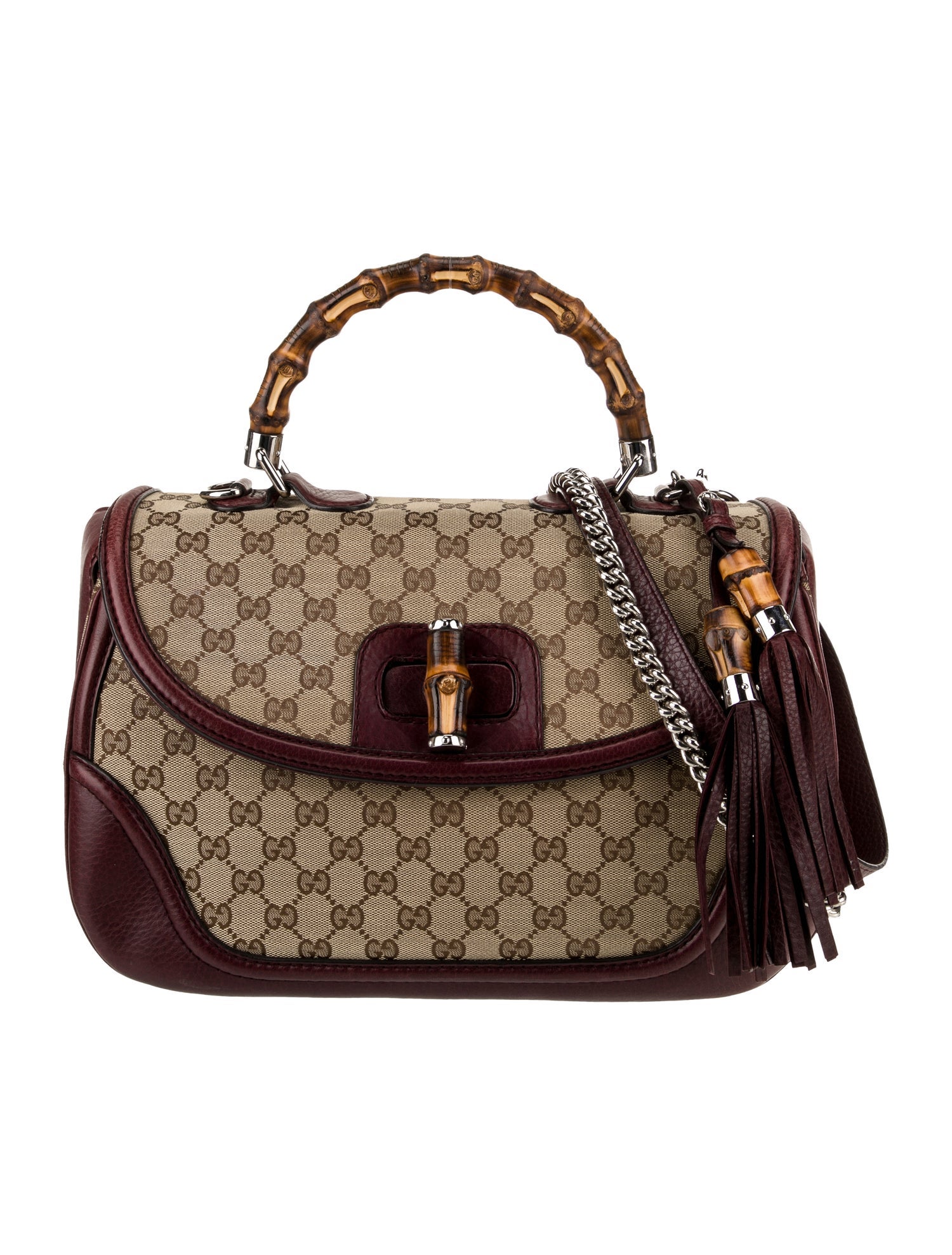 Gucci GG Canvas Bamboo 1947 Large