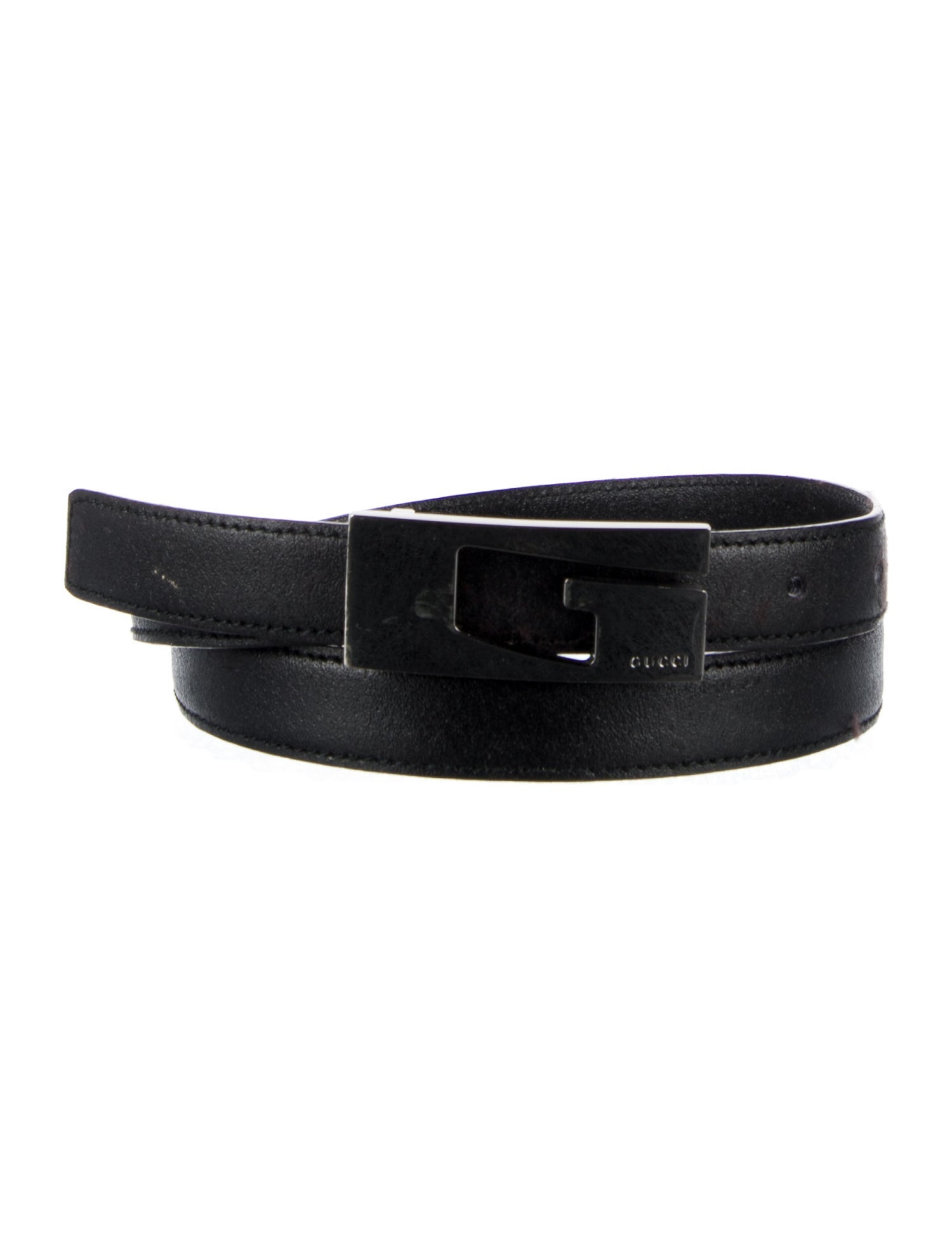Gucci Skinny Leather Belt