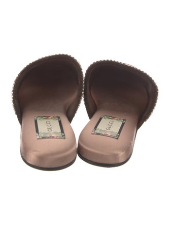 Gucci GG Signature Velvet Mules