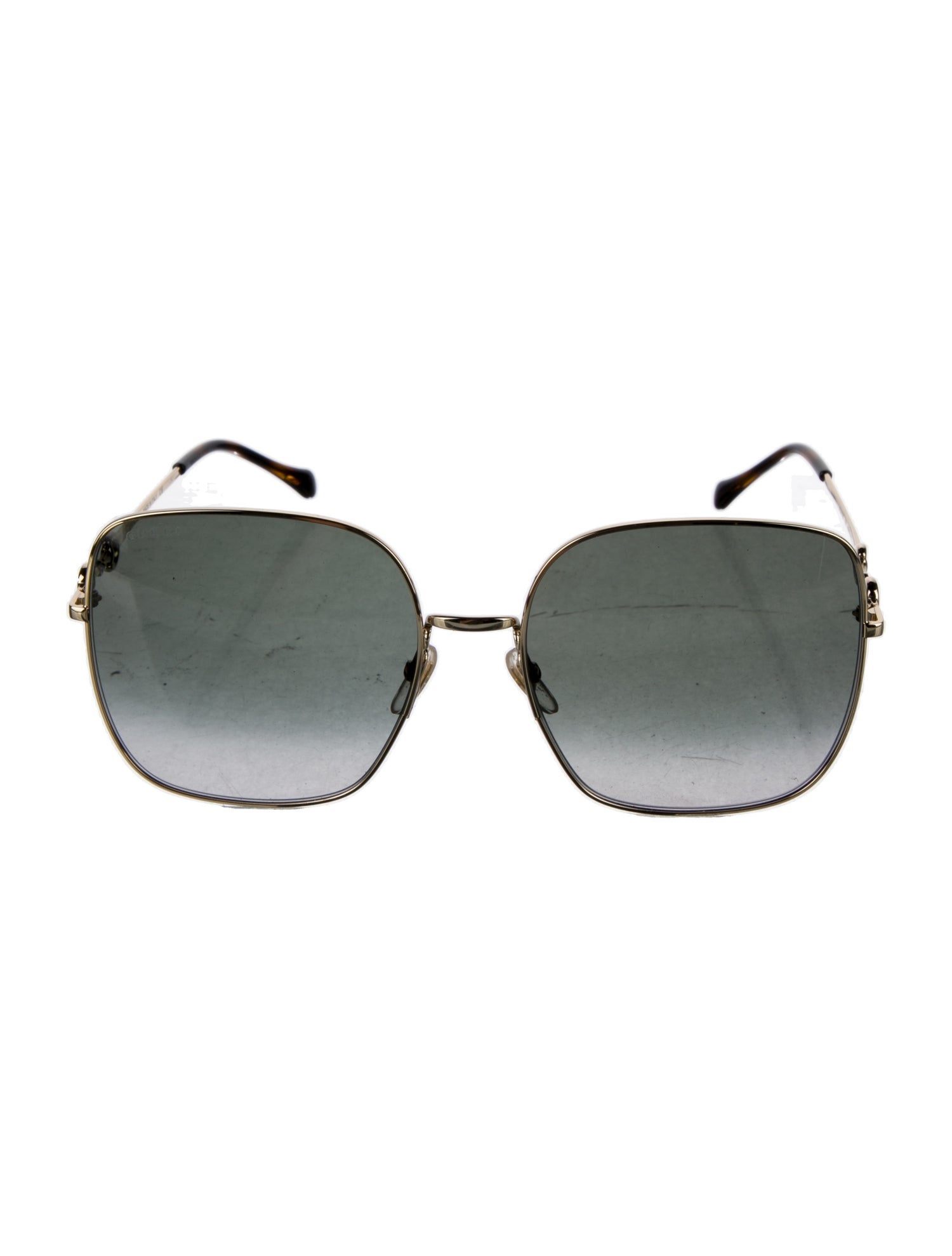 Gucci Horsebit Accent Oversize Sunglasses