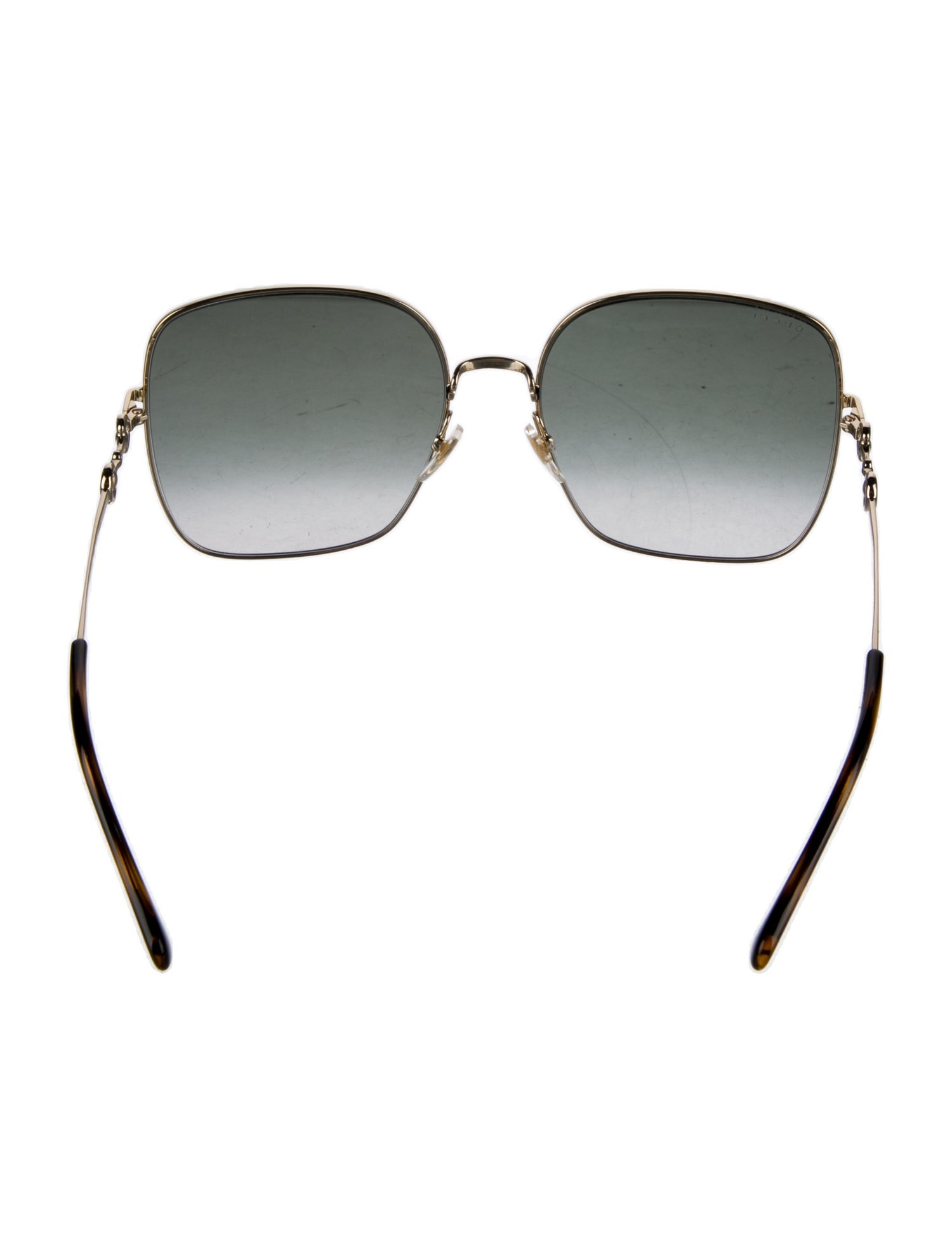 Gucci Horsebit Accent Oversize Sunglasses