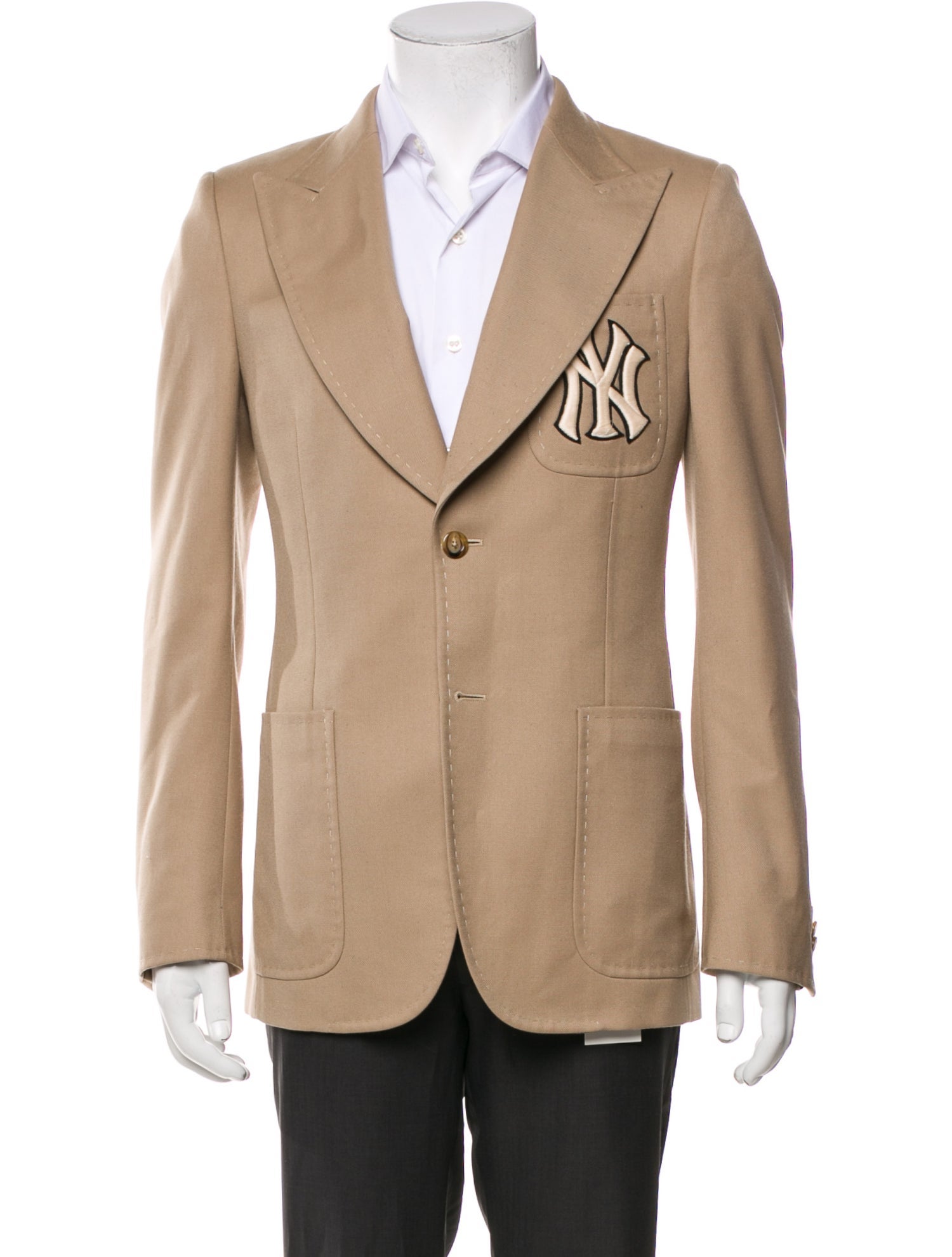 Gucci x MLB Embroidered Accent Blazer