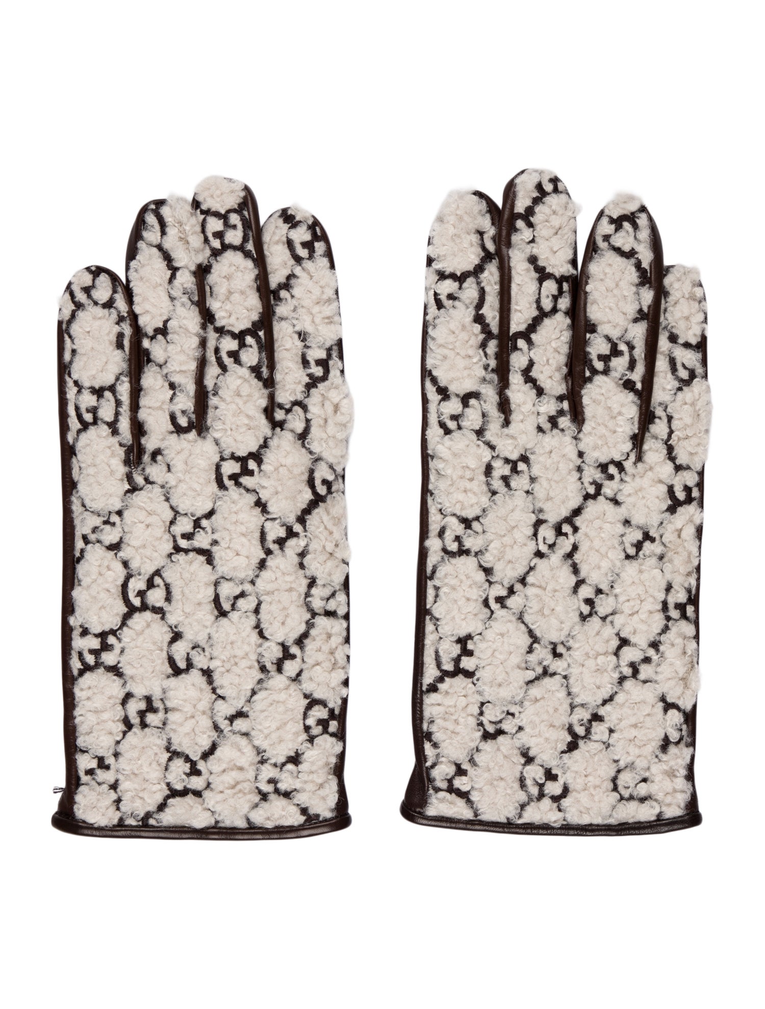 Gucci GG Leather Gloves