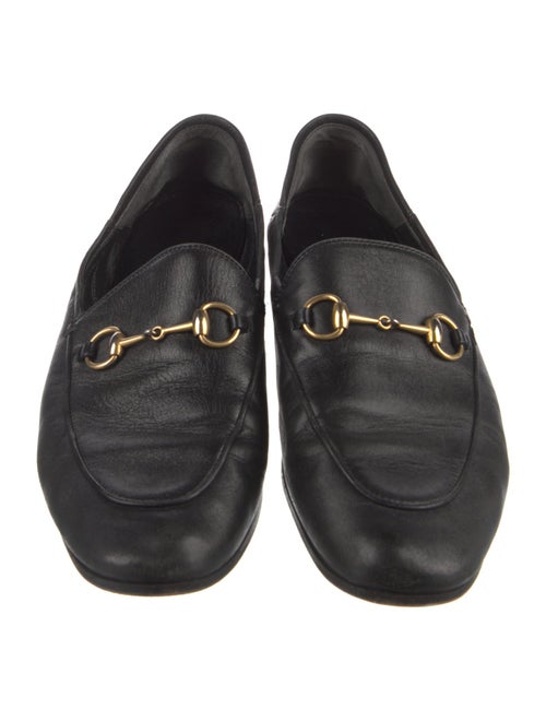 Gucci Horsebit Accent Leather Loafers