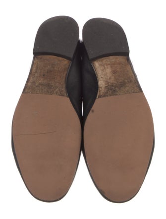 Gucci Horsebit Accent Leather Loafers