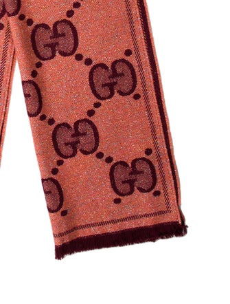 Gucci Wool Printed Scarf