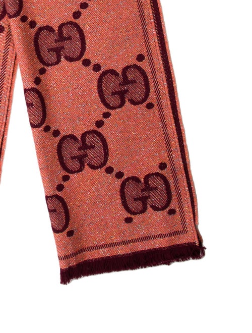 Gucci Wool Printed Scarf