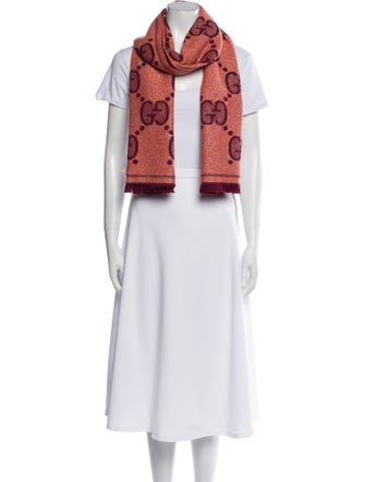 Gucci Wool Printed Scarf