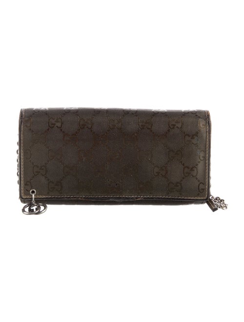 Gucci GG Imprimé Leather Continental Wallet
