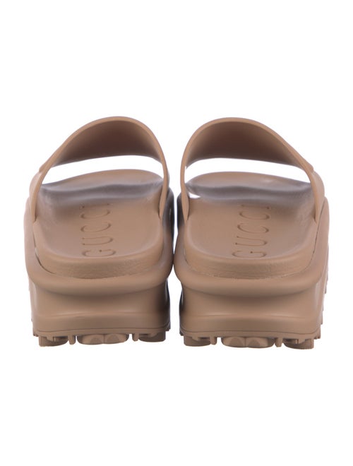 Gucci Interlocking G Logo Rubber Slides