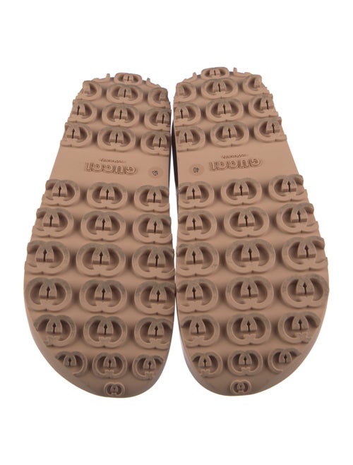 Gucci Interlocking G Logo Rubber Slides