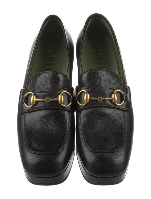 Gucci Horsebit Accent Leather Loafers