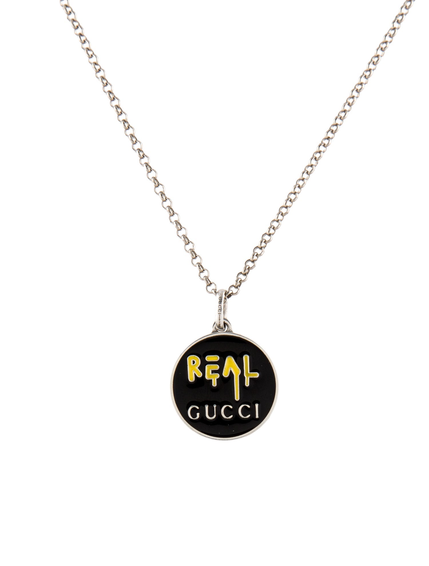 Gucci Ghost 'Real' Pendant Necklace