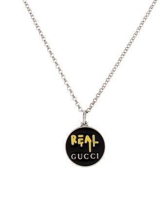 Gucci Ghost 'Real' Pendant Necklace
