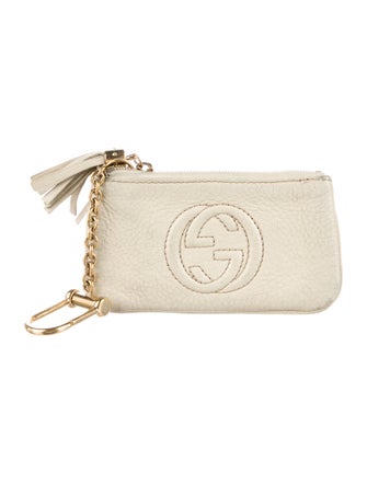 Gucci Soho Pochette Cles Key Holder Leather Coin Pouch