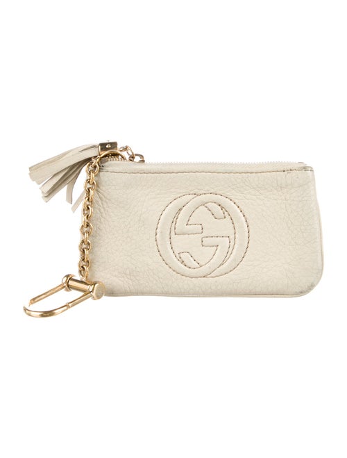 Gucci Soho Pochette Cles Key Holder Leather Coin Pouch