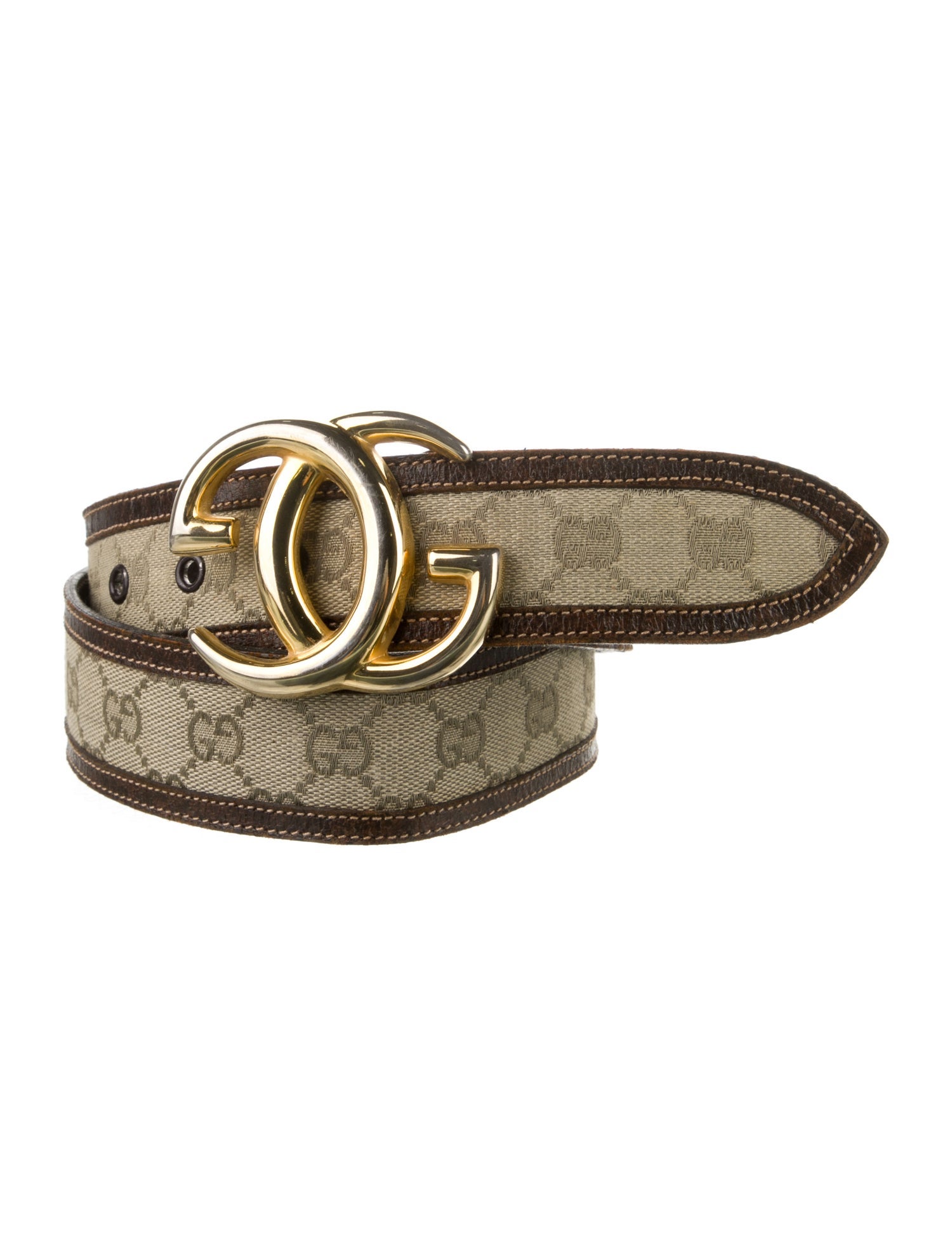 Gucci Vintage Canvas Belt