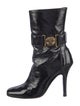 Gucci Hysteria Accent Patent Leather Boots