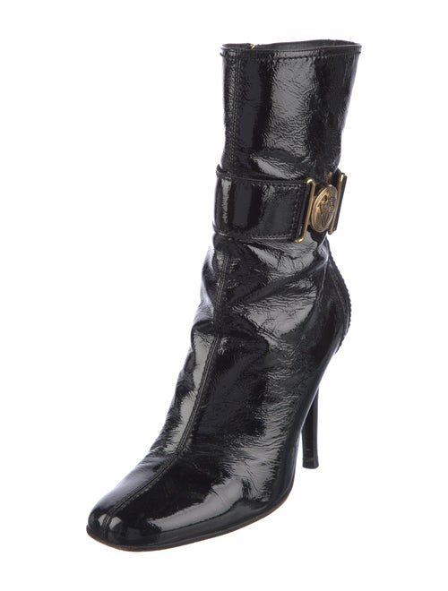 Gucci Hysteria Accent Patent Leather Boots