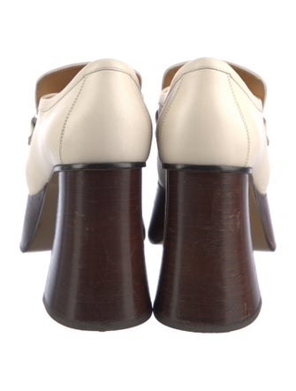 Gucci Horsebit Accent Leather Pumps