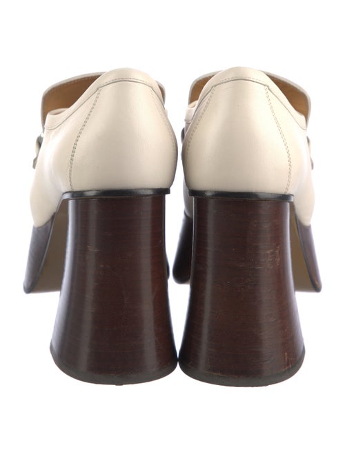 Gucci Horsebit Accent Leather Pumps