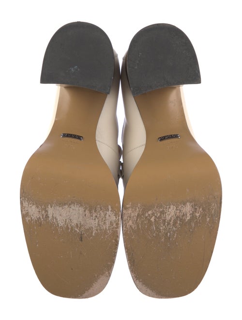 Gucci Horsebit Accent Leather Pumps