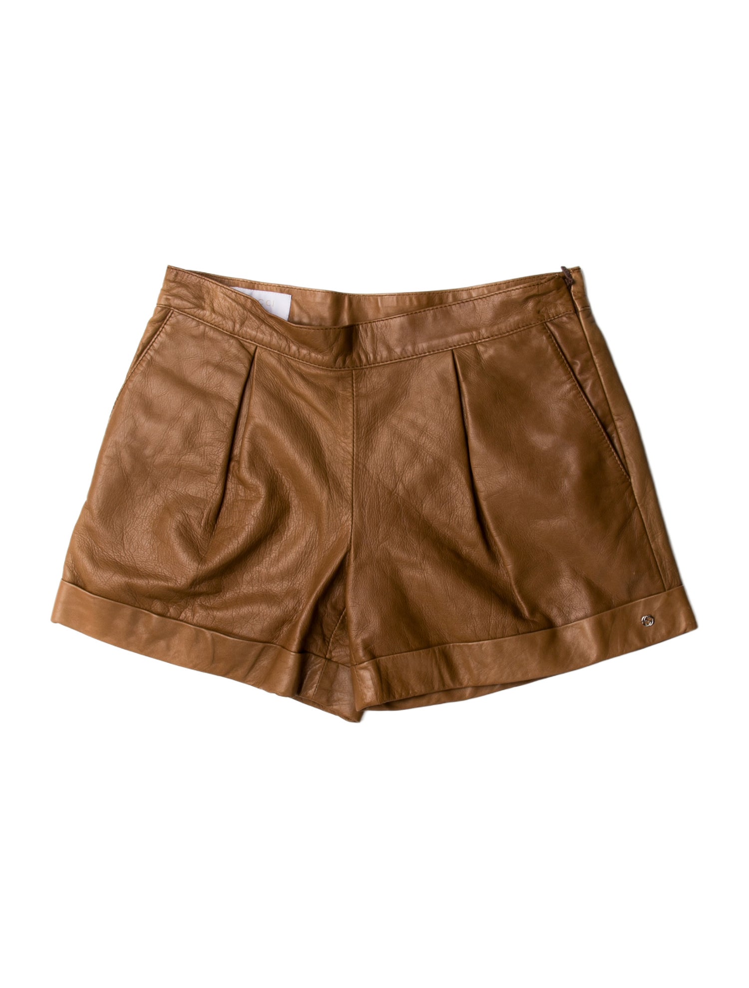 Gucci Leather Mini Shorts w/ Tags