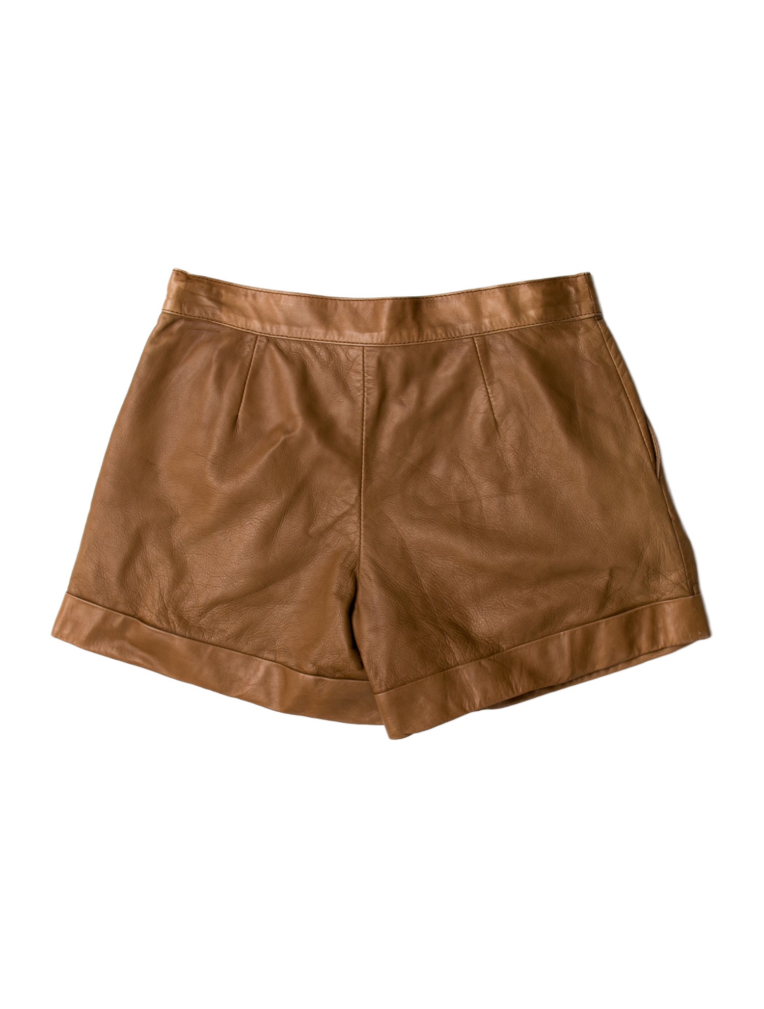 Gucci Leather Mini Shorts w/ Tags