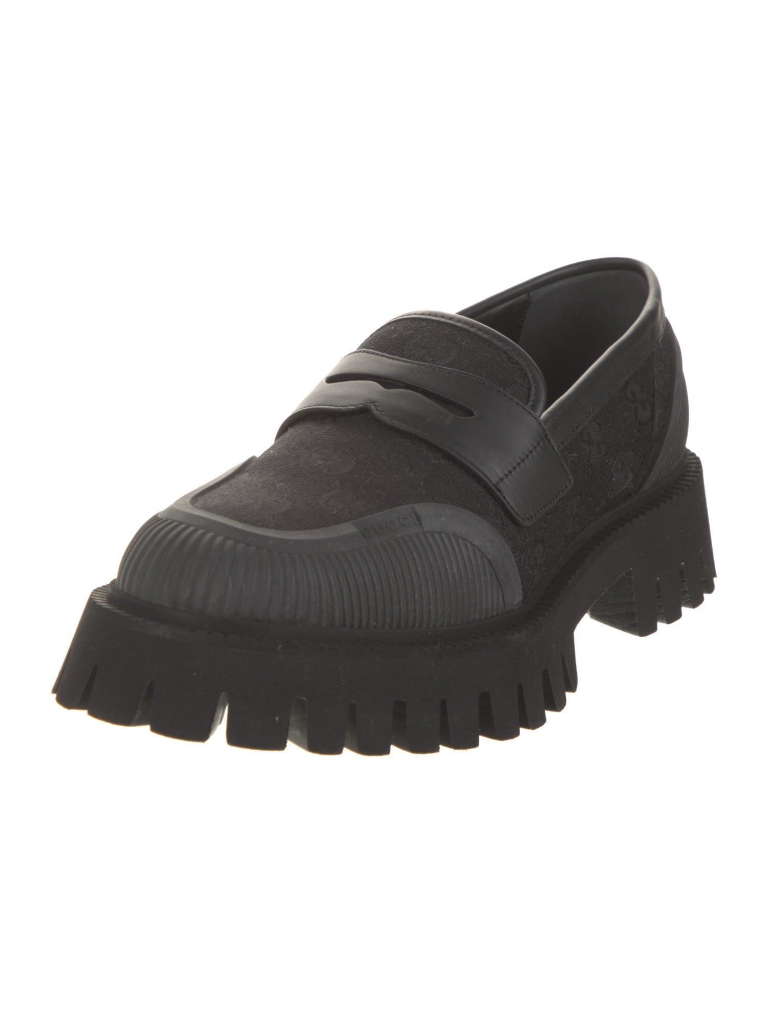 Gucci GG Canvas Canvas Loafers