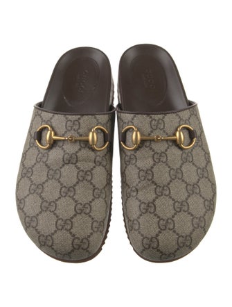 Gucci GG Supreme Mules