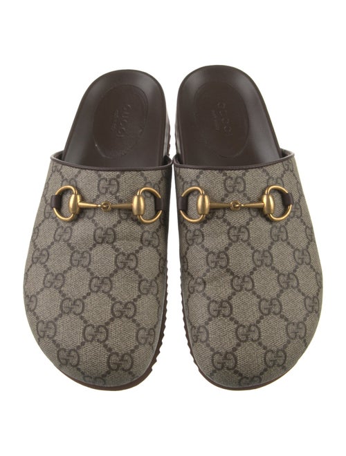 Gucci GG Supreme Mules