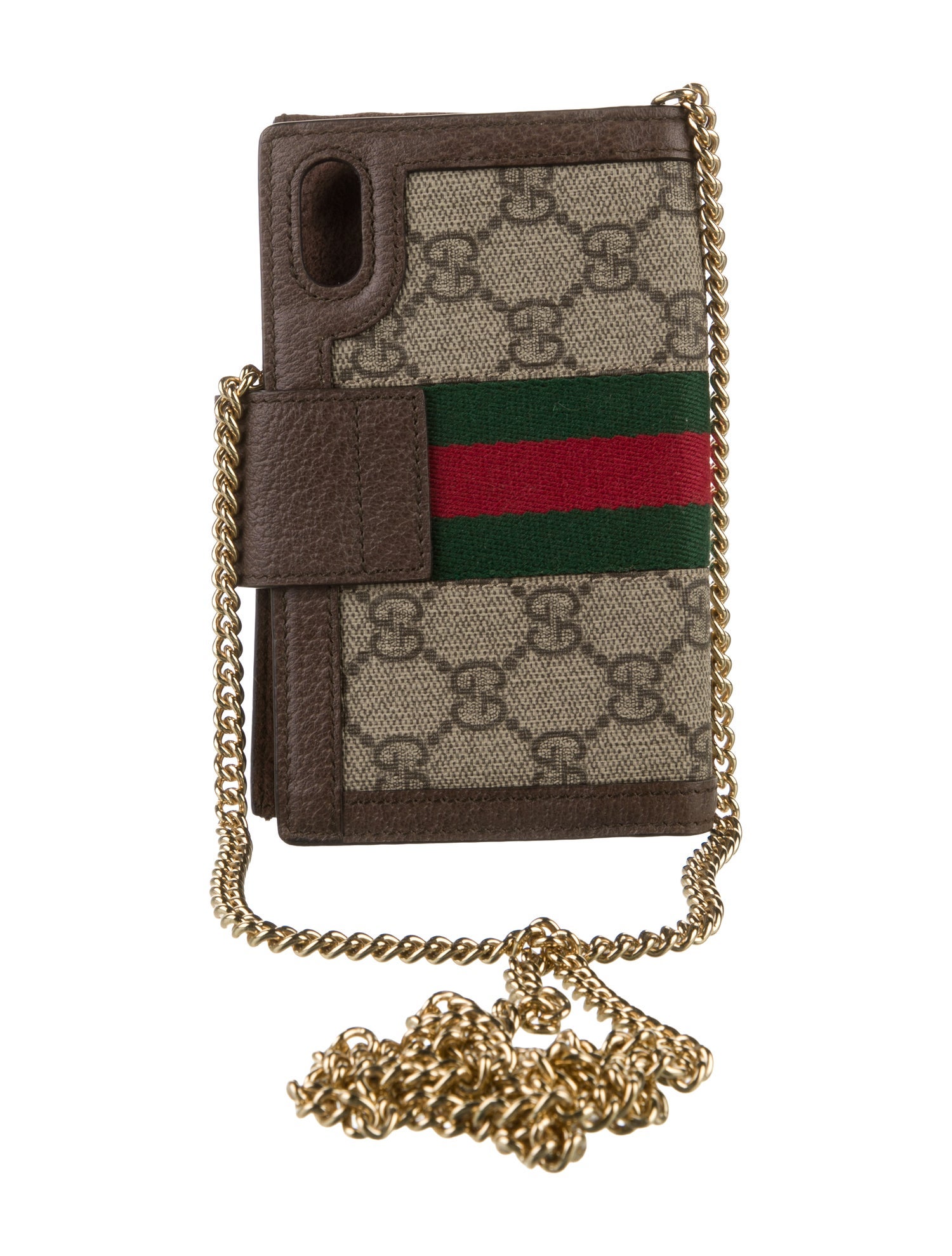Gucci Leather Trim IPhone Case