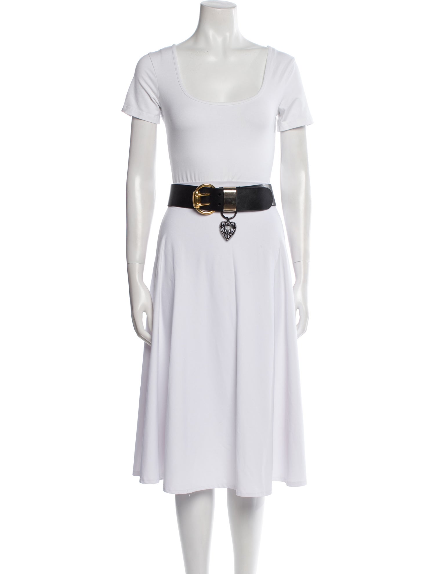 Gucci Blooms Print Leather Belt