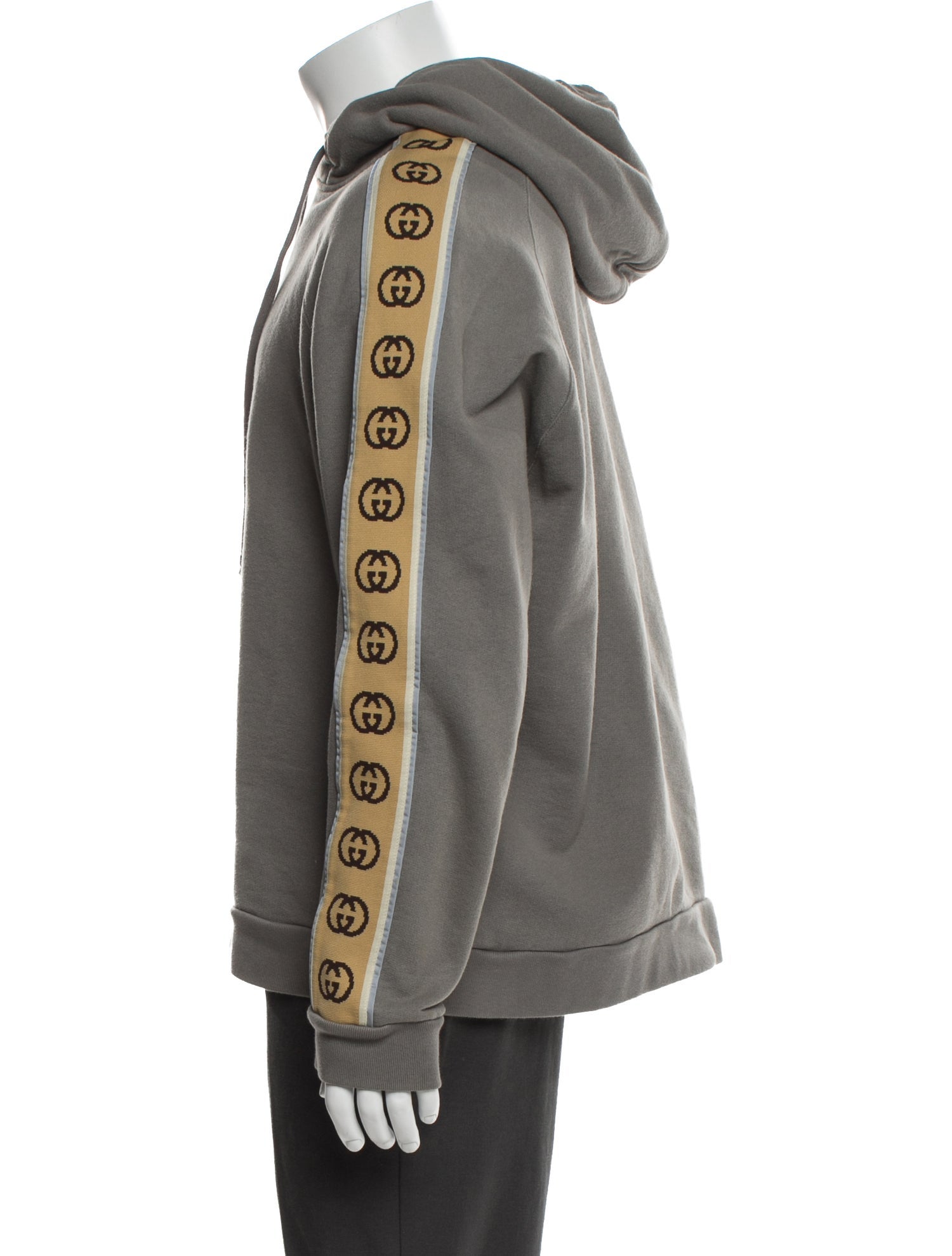 Gucci Interlocking G Logo Crew Neck Hoodie