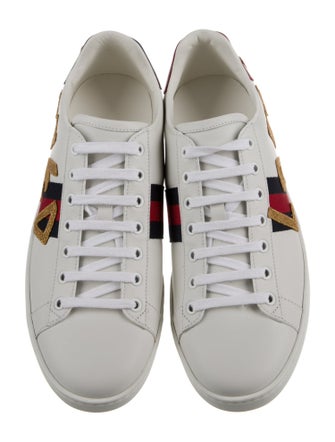 Gucci Sylvie Web Accent Leather Sneakers