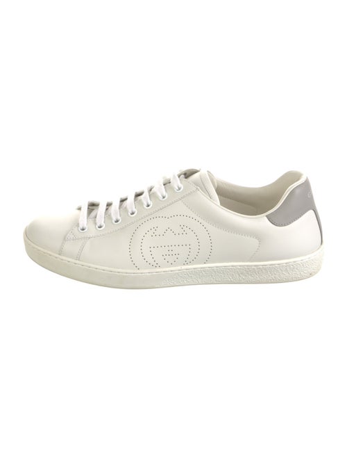 Gucci Interlocking G Logo Leather Sneakers