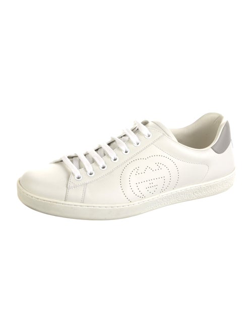 Gucci Interlocking G Logo Leather Sneakers