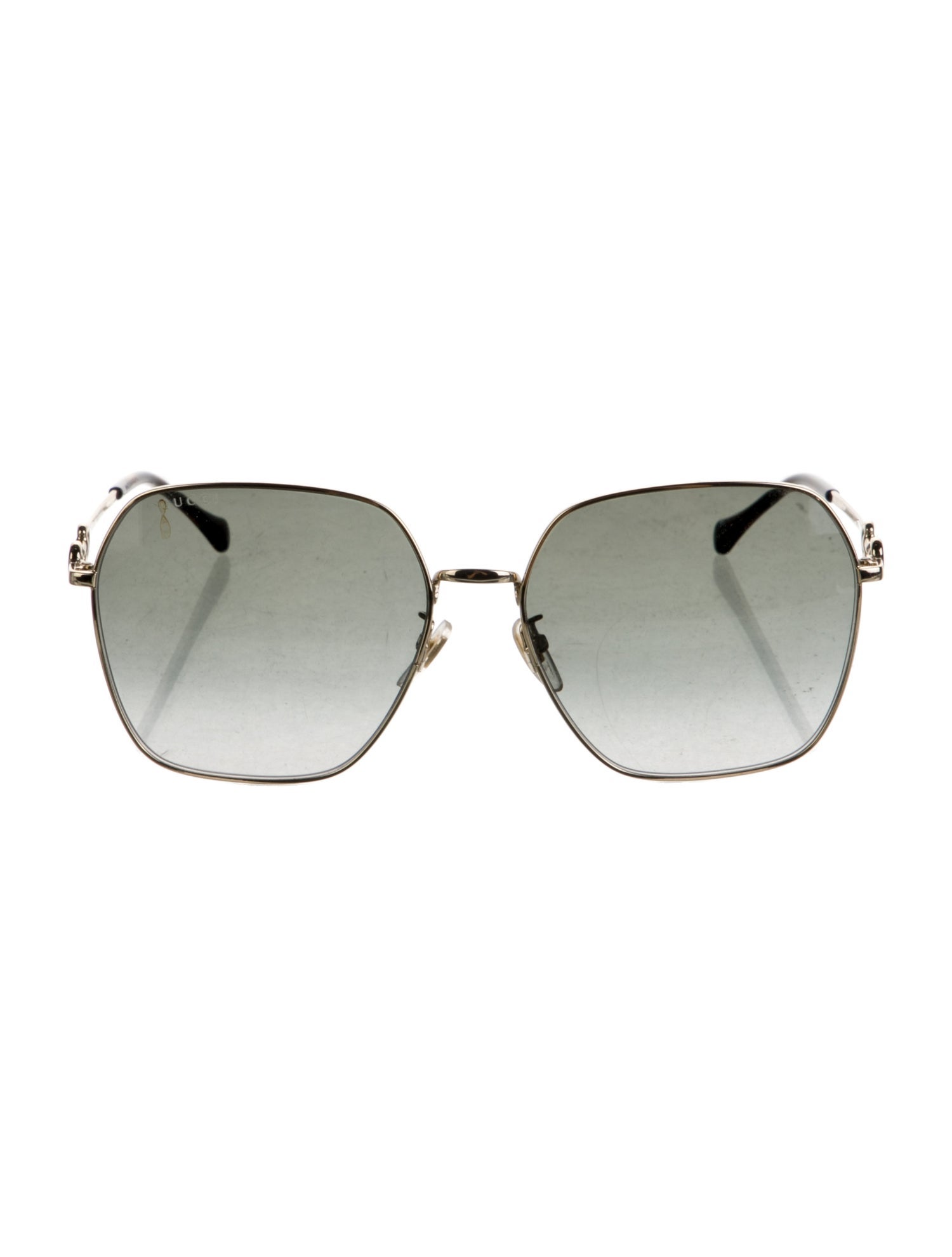 Gucci Horsebit Accent Aviator Sunglasses