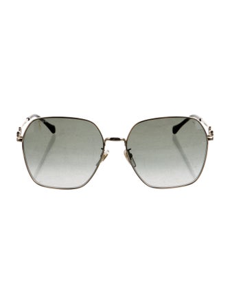 Gucci Horsebit Accent Aviator Sunglasses